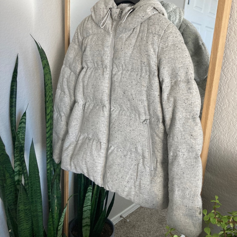 Rare Muji Quilted Puffer Coat w/ Hood